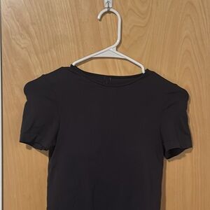 SKIMS Black Short Sleeve Tee